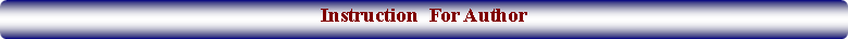 Rounded Rectangle: Instruction  For Author