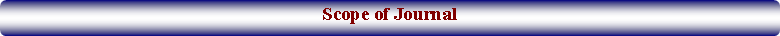 Rounded Rectangle: Scope of Journal